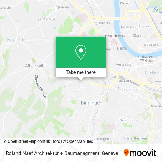 Roland Naef Architektur + Baumanagment map