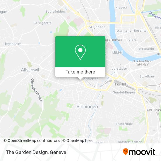 The Garden Design map