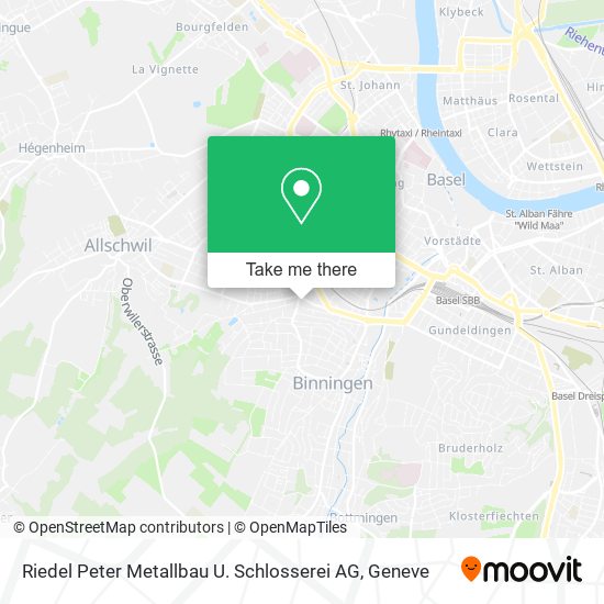 Riedel Peter Metallbau U. Schlosserei AG map