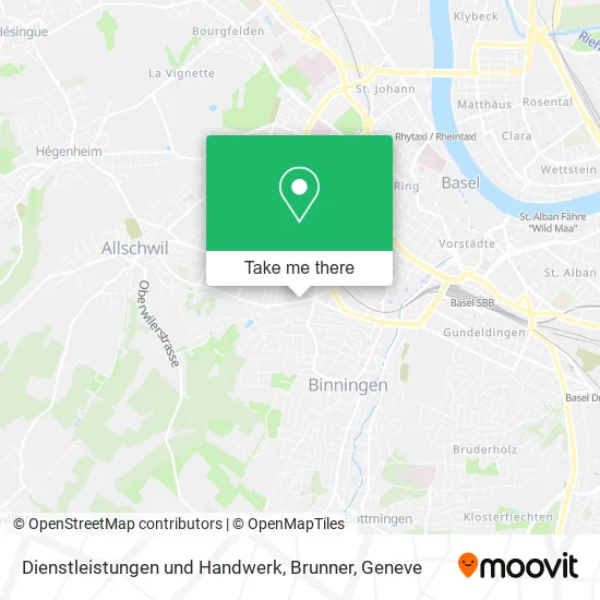 Dienstleistungen und Handwerk, Brunner plan