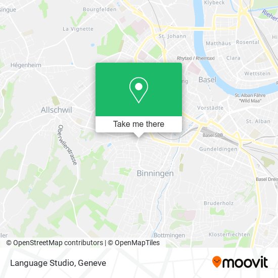 Language Studio map