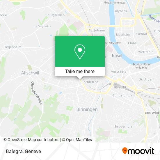 Balegra map