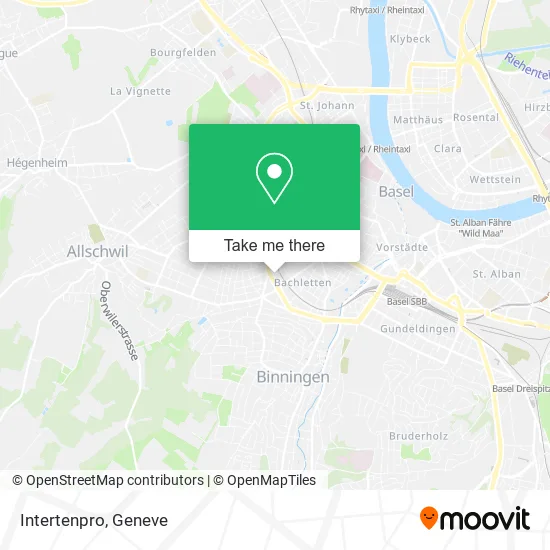 Intertenpro map