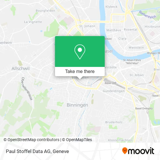 Paul Stoffel Data AG map