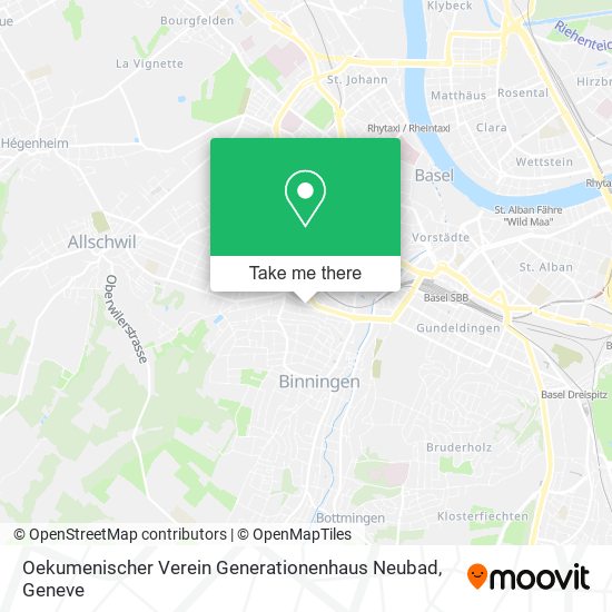 Oekumenischer Verein Generationenhaus Neubad map