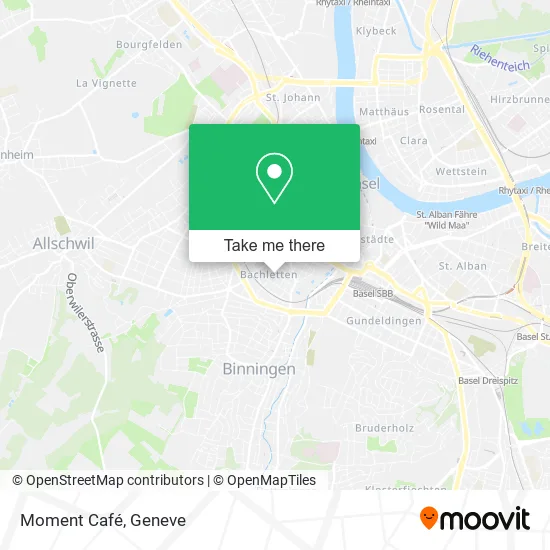 Moment Café map