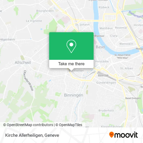 Kirche Allerheiligen map