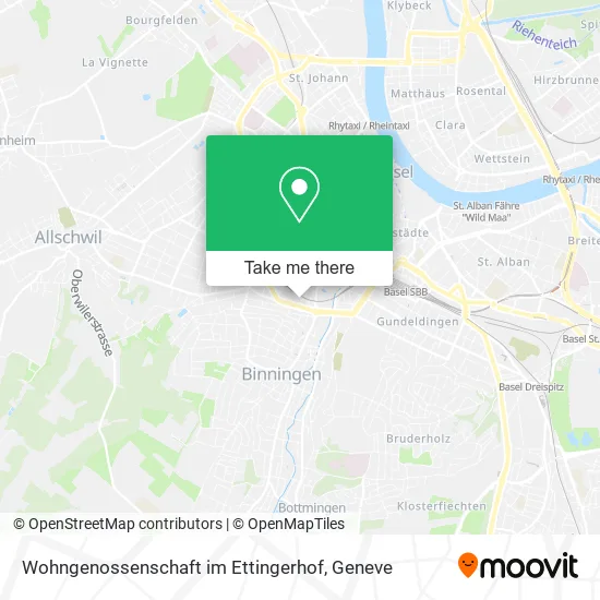 Wohngenossenschaft im Ettingerhof map
