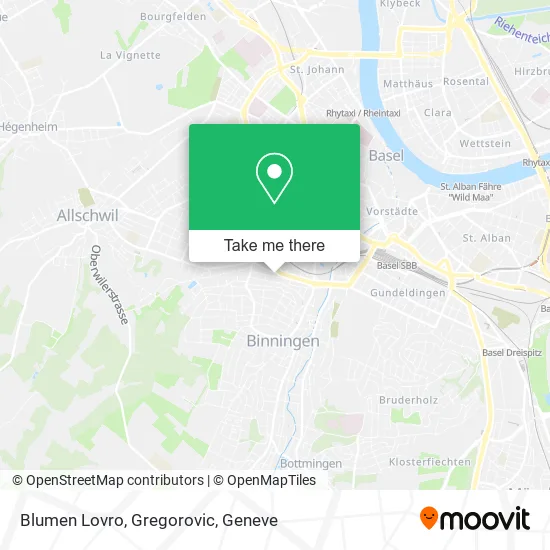 Blumen Lovro, Gregorovic map
