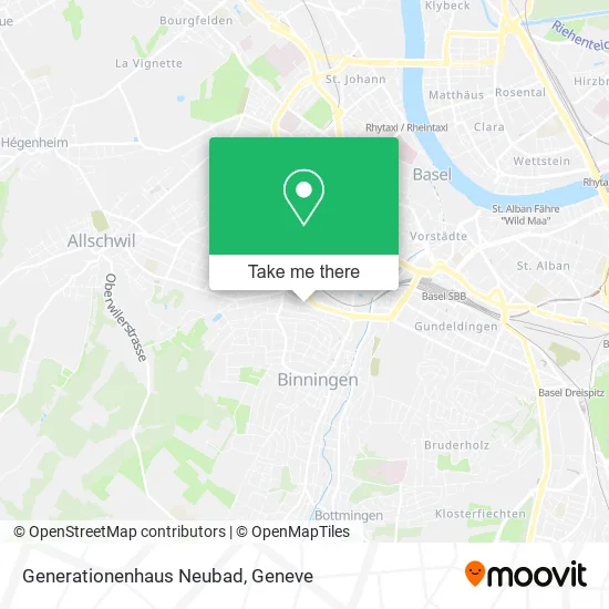 Generationenhaus Neubad map
