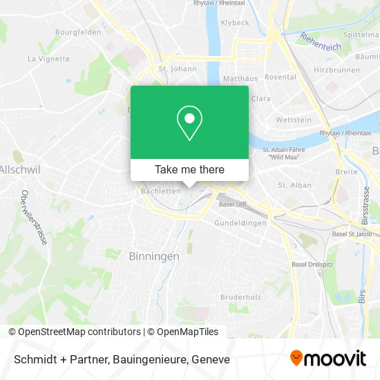 Schmidt + Partner, Bauingenieure map
