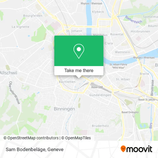 Sam Bodenbeläge map