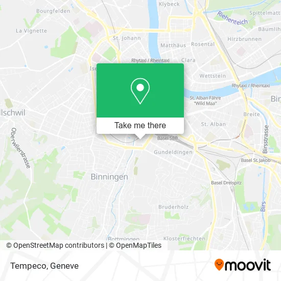Tempeco map