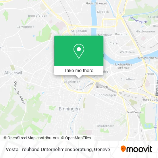 Vesta Treuhand Unternehmensberatung map
