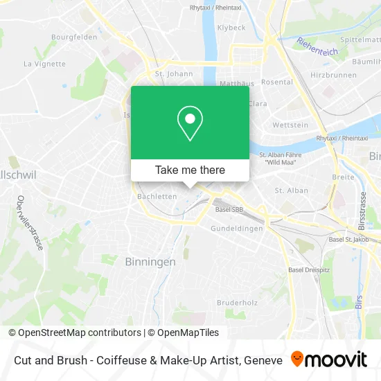 Cut and Brush - Coiffeuse & Make-Up Artist map