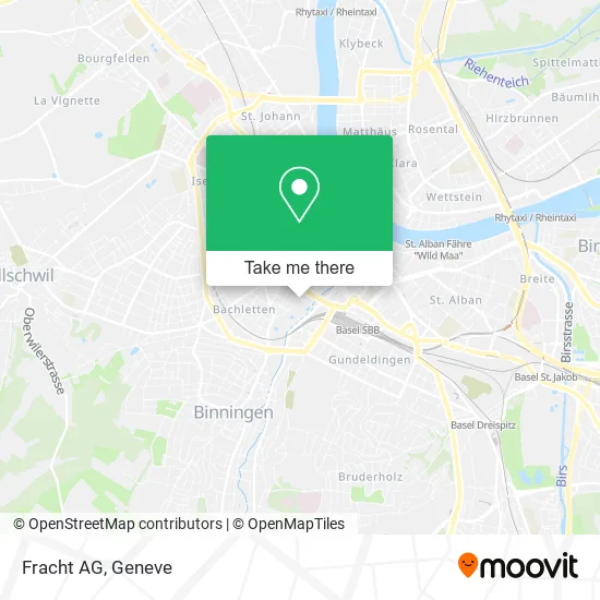 Fracht AG map