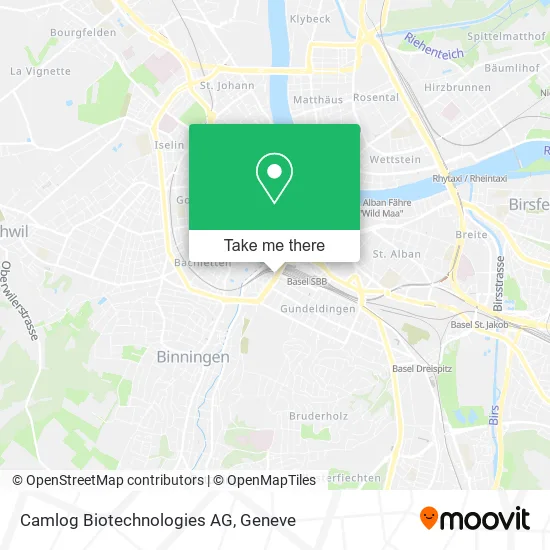 Camlog Biotechnologies AG map