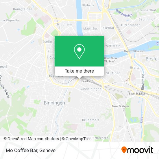 Mo Coffee Bar map