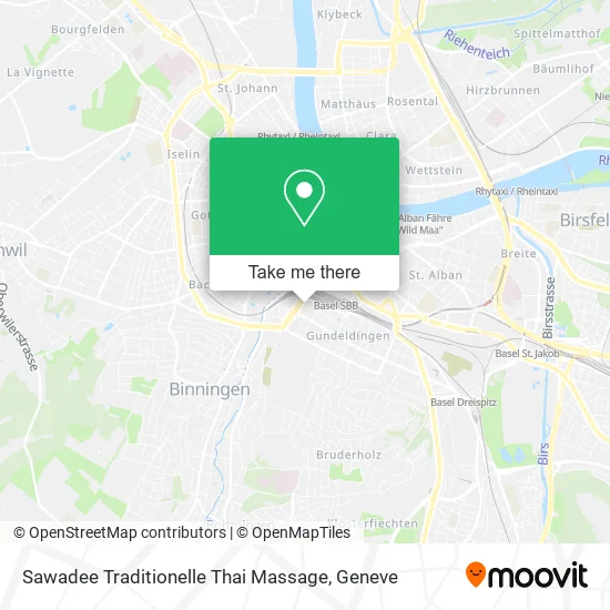 Sawadee Traditionelle Thai Massage map