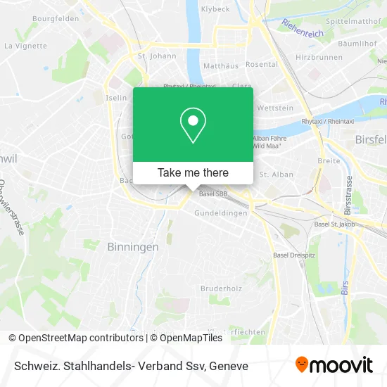 Schweiz. Stahlhandels- Verband Ssv map