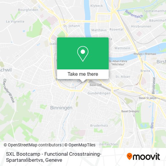 SXL Bootcamp - Functional Crosstraining- Spartanxlibertvs map