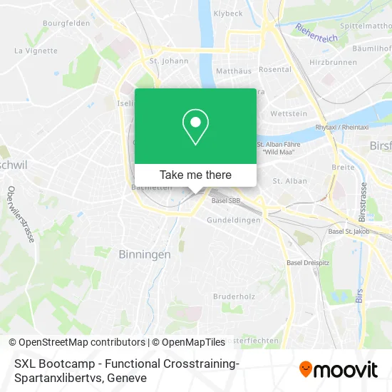 SXL Bootcamp - Functional Crosstraining- Spartanxlibertvs map