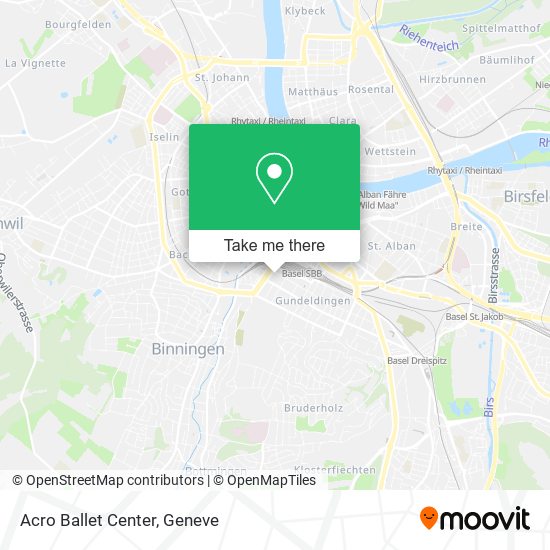 Acro Ballet Center map