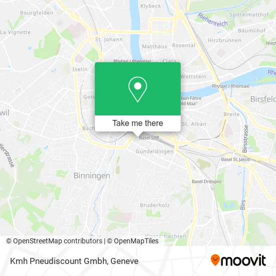 Kmh Pneudiscount Gmbh map