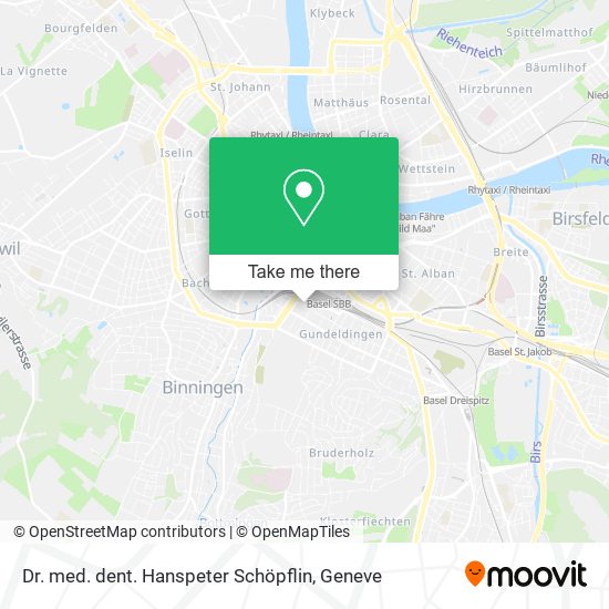 Dr. med. dent. Hanspeter Schöpflin map