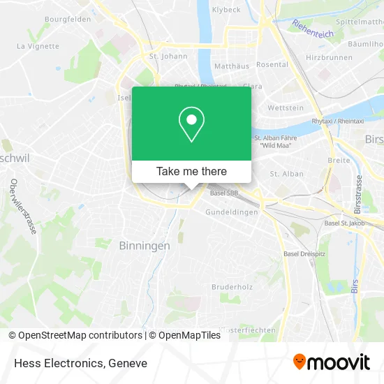 Hess Electronics map