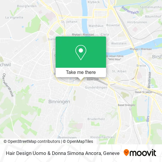 Hair Design Uomo & Donna Simona Ancora map