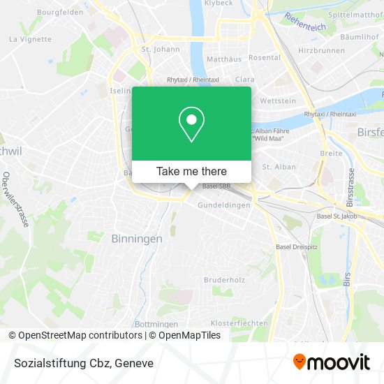 Sozialstiftung Cbz map