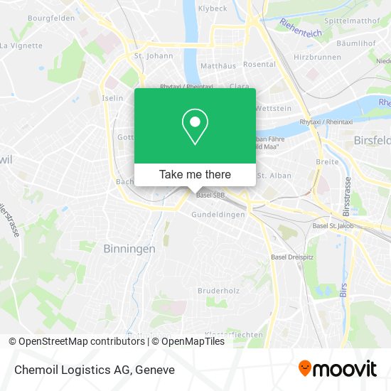 Chemoil Logistics AG map