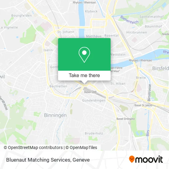 Bluenaut Matching Services map