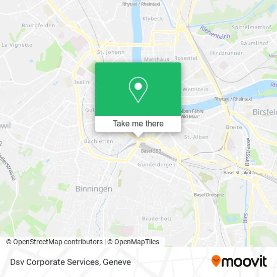 Dsv Corporate Services map