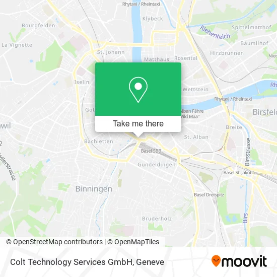 Colt Technology Services GmbH map