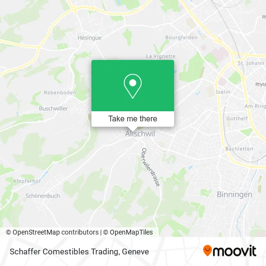 Schaffer Comestibles Trading map