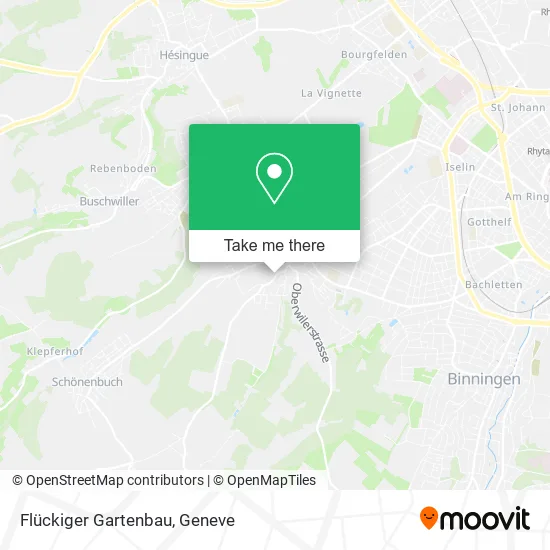 Flückiger Gartenbau map