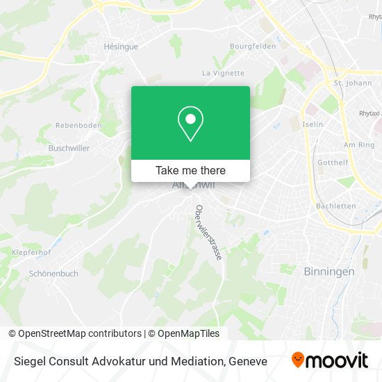 Siegel Consult Advokatur und Mediation map