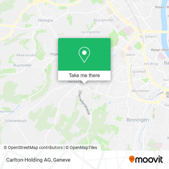 Carlton-Holding AG map