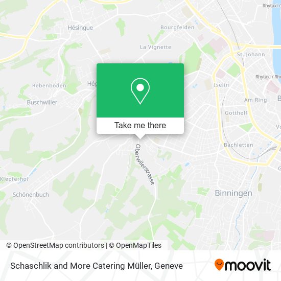 Schaschlik and More Catering Müller map