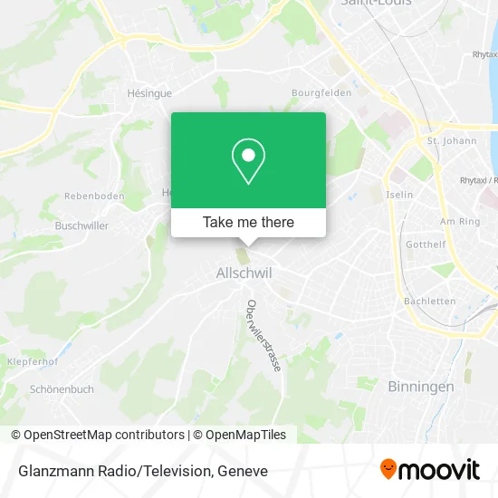 Glanzmann Radio/Television map