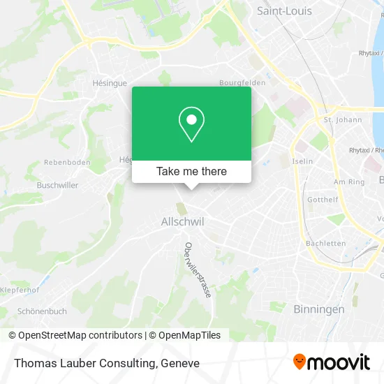 Thomas Lauber Consulting map