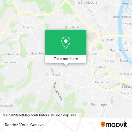 Rendez-Vous map