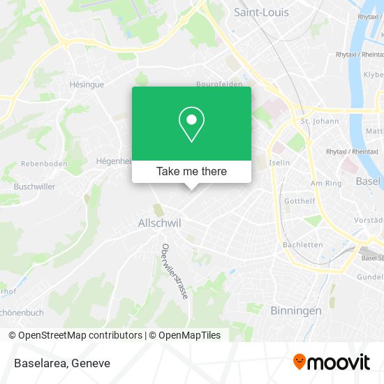 Baselarea map