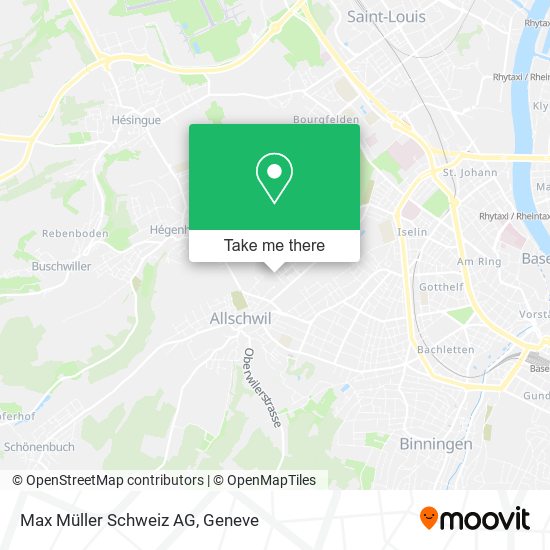 Max Müller Schweiz AG map