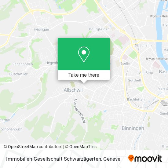 Immobilien-Gesellschaft Schwarzägerten map