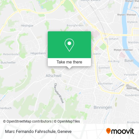 Marc Fernando Fahrschule map
