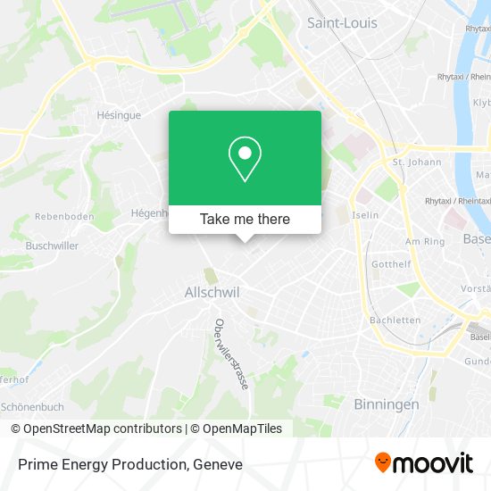 Prime Energy Production map