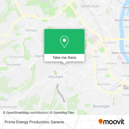 Prime Energy Production map